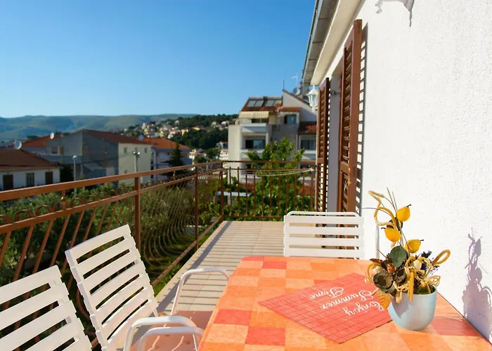 公寓 With Parking Spaces Okrug Gornji, Ciovo - 23665 *